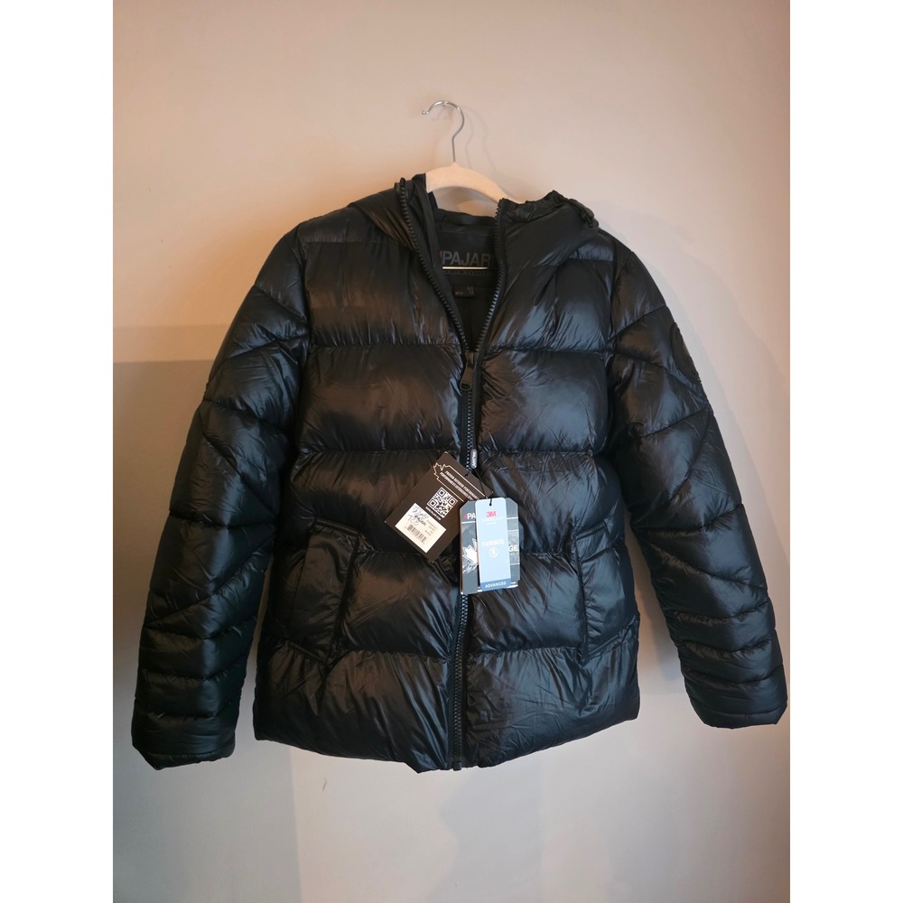 Pajar Canada Astra Black Puffer Jacket 3M Thinsulate Featherless Hooded XS NWT